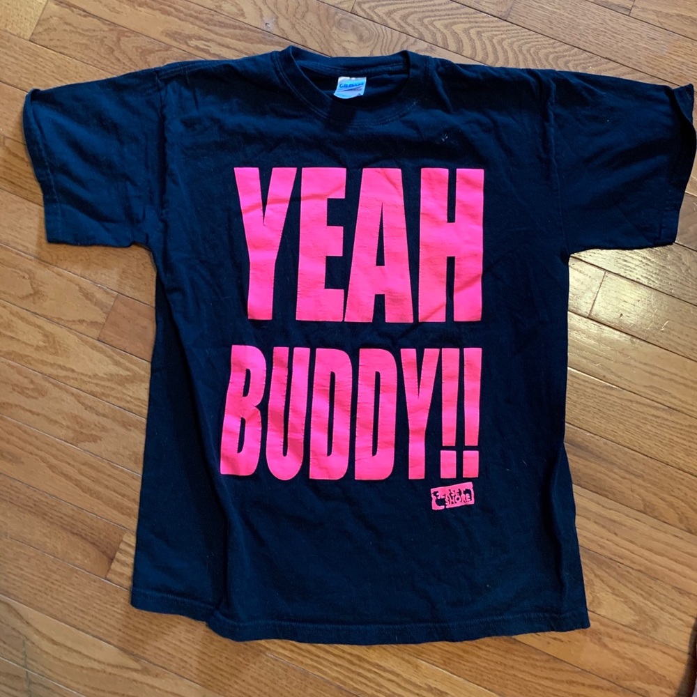 Jersey Shore Yeah Buddy Black Shirt Med